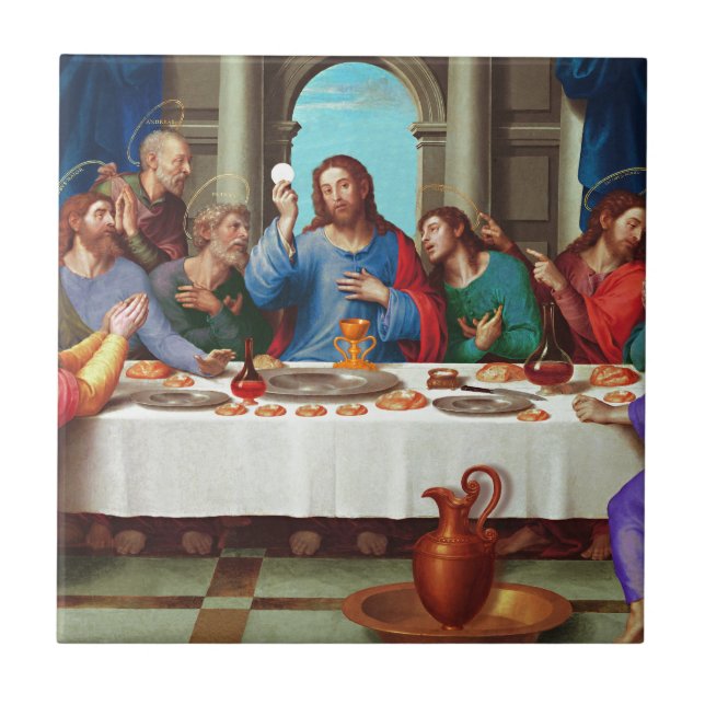 The last supper tile (Front)