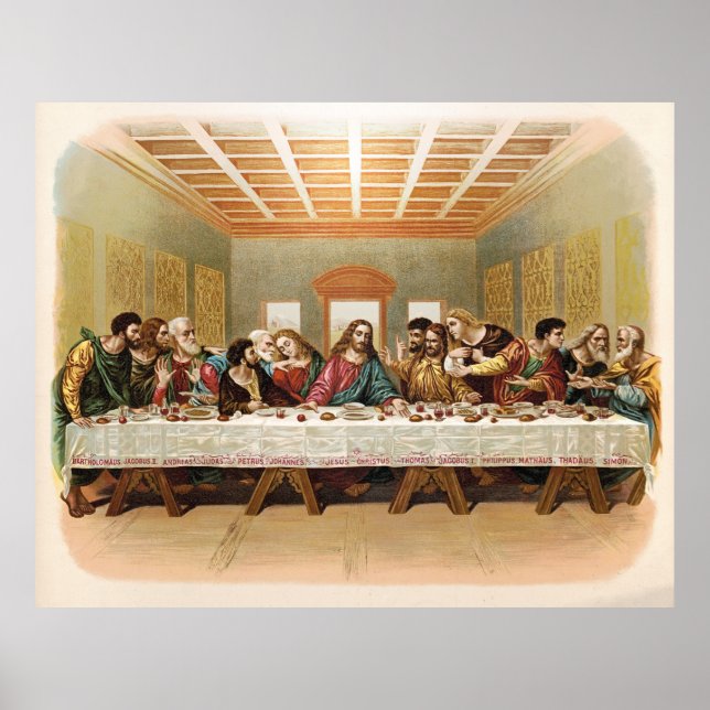 The Last Supper Vintage Art Poster (Front)