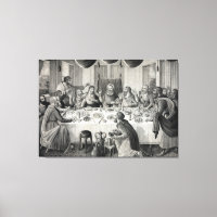 "The Last Supper" wrapped canvas print