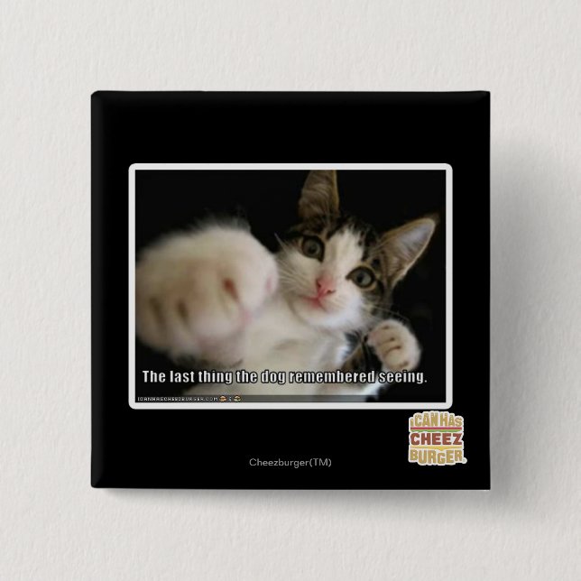 The last thing 15 cm square badge (Front)