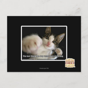 The last thing postcard