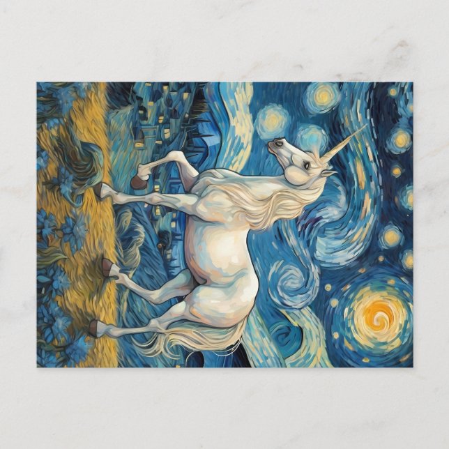 The Last Unicorn Postcard (Front)