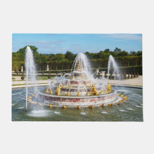 The Latona Fountain in the gardens of Versailles Doormat