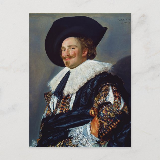 The Laughing Cavalier by Frans Hals (1624) Postcard (Front)