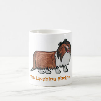 The Laughing Sable Sheltie Coffee Mug