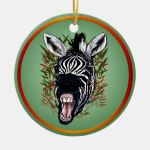 The Laughing Zebra Ornaments