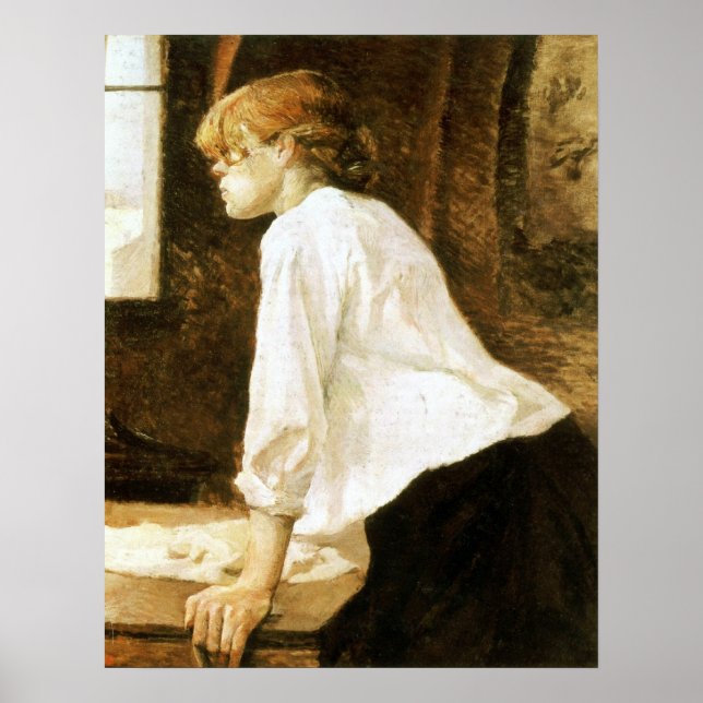 The Laundress by Toulouse-Lautrec Poster (Front)