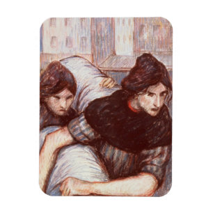 The Laundresses, 1898 (pastel on canvas) Magnet