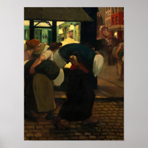 The Laundresses, 1899 by Theophile Steinlen Poster