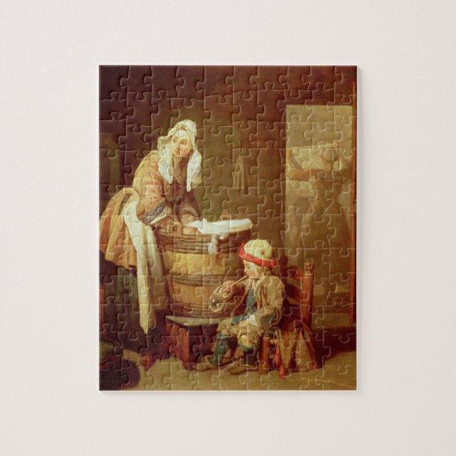 The Laundry Woman Jigsaw Puzzle (Vertical)