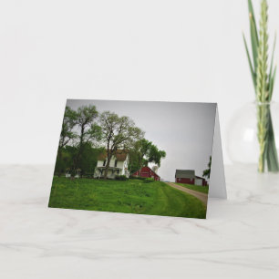 "The Laura Ingalls Wilder Farmstead" Birthday Card