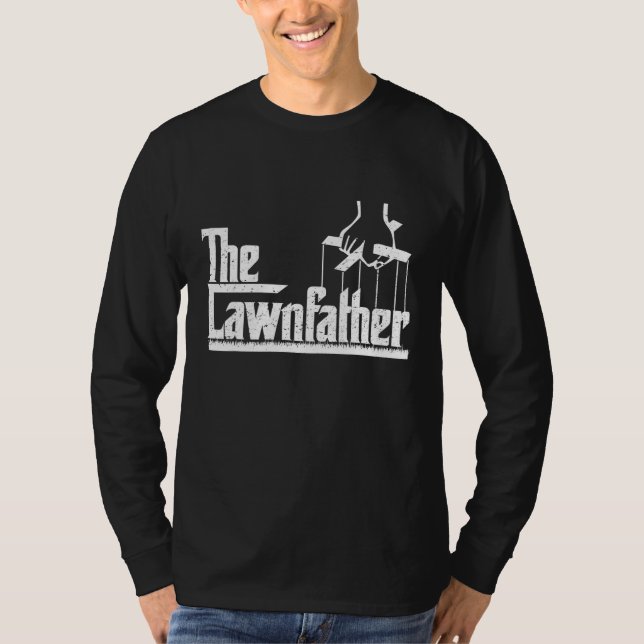 The Lawnfather - Funny Lawn Mowing Gardening Gift T-Shirt (Front)