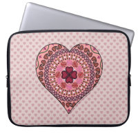 The Layers of the Heart Laptop Case