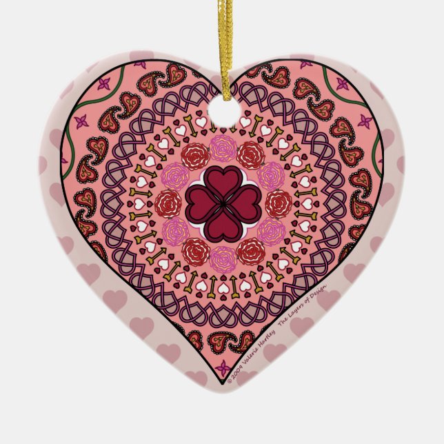 The Layers of the Heart Ornament (Front)