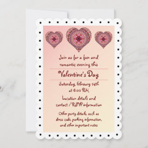 The Layers of the Heart Party Invitation