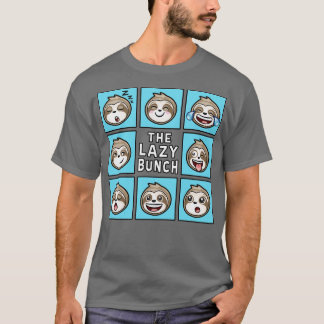 THE LAZY BUNCH Funny Sloths T-Shirt