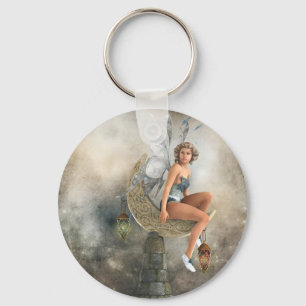 The Lazy Moon Fairy Key Ring