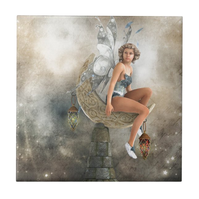 The Lazy Moon Fairy Tile (Front)