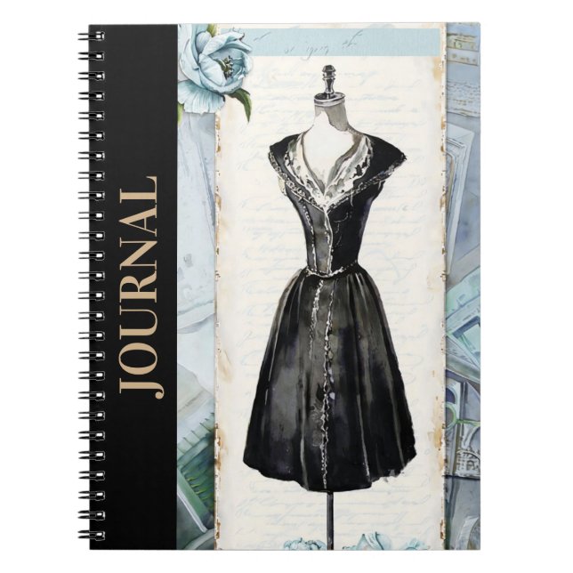 The LBD Inspiration Journal, Little Black Dress Notebook (Front)