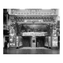 The Leader Theatre, 1921. Vintage Photo