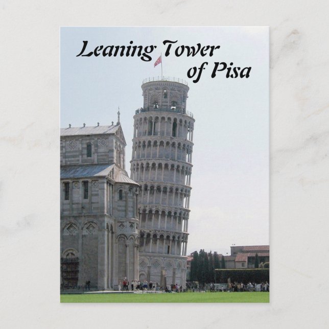 The Leaning Tower of Pisa Postcard (Front)
