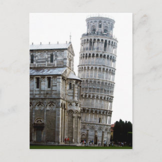 The Leaning tower of Pisa Postcard