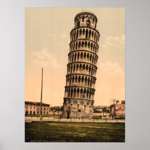 The Leaning Tower of Pisa, Tuscany, Italy Poster