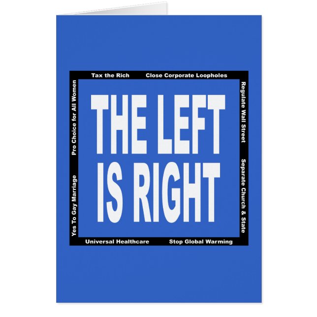 The Left is Right (Front)