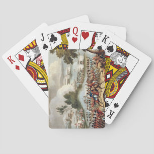 The Left Wing of the British Army in Action at the Playing Cards