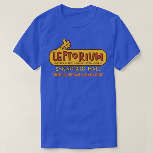 The Leftorium Store T-Shirt (Design Front)