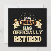The legend has officially retired