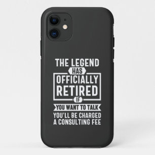the legend Has Officially Retired Case-Mate iPhone Case