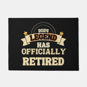 The legend has officially retired doormat