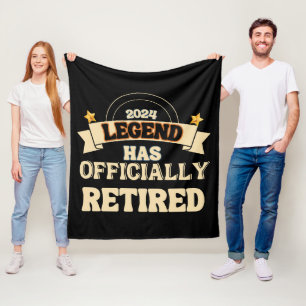 The legend has officially retired fleece blanket