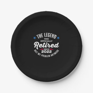 The Legend Has Officially Retired Since 2022 Not M Paper Plate