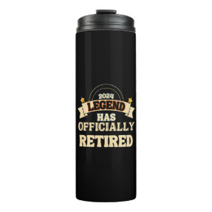 The legend has officially retired thermal tumbler