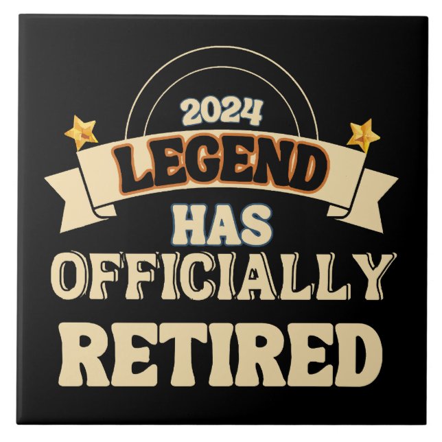 The legend has officially retired tile (Front)
