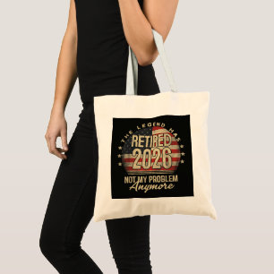 The Legend Has Retired 2026 Funny Tote Bag