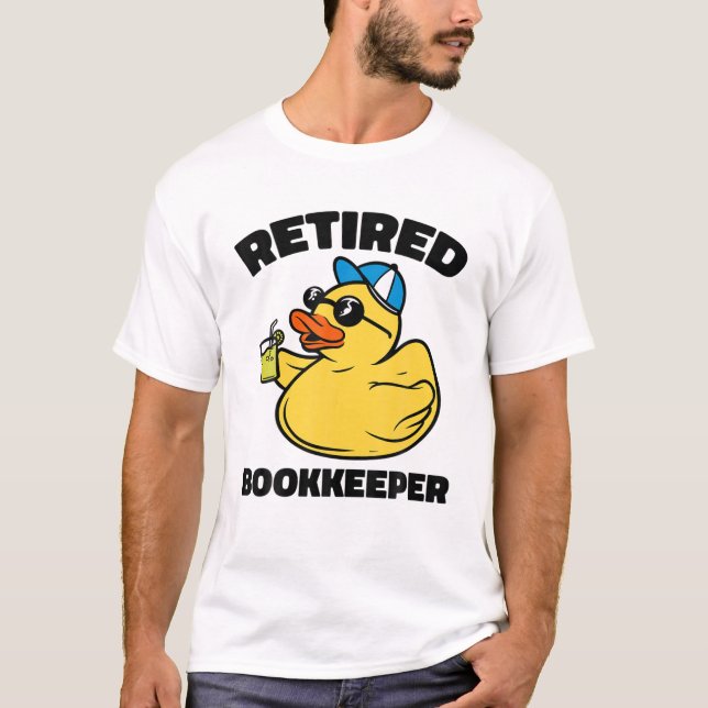 The Legend Has Retired Bookkeeper T-Shirt (Front)