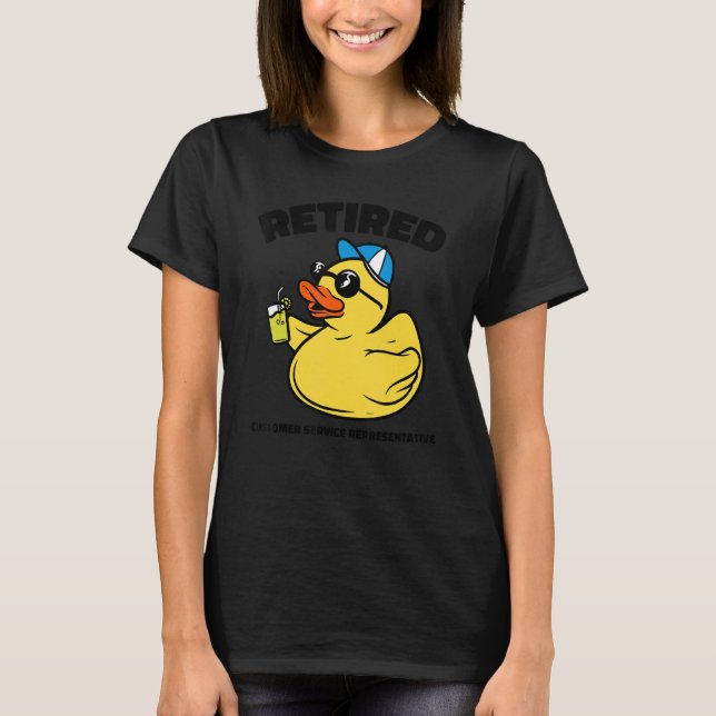 The Legend Has Retired Customer Service Representa T-Shirt (Front)