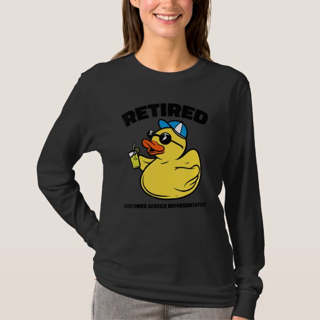 The Legend Has Retired Customer Service Representa T-Shirt (Front)