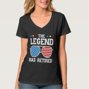 The Legend Has Retired For Men Women Retirement T-Shirt