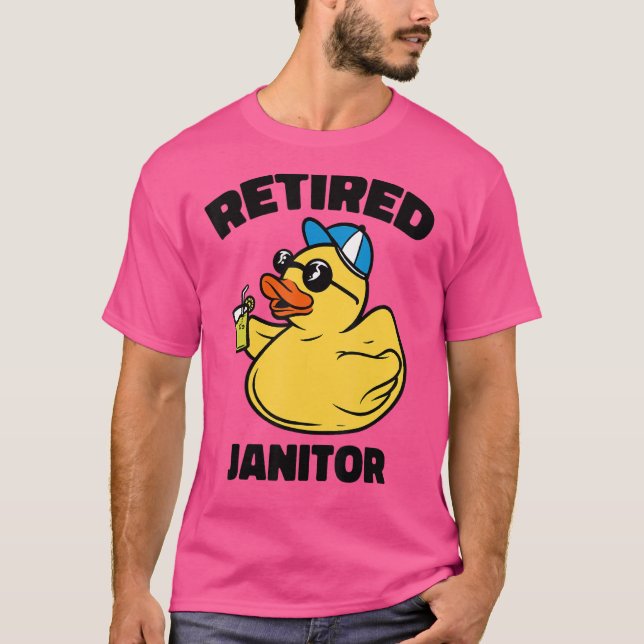 The Legend Has Retired Janitor T-Shirt (Front)