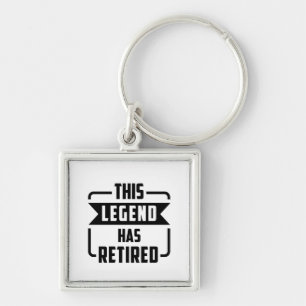 the legend has retired key ring