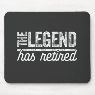 the legend has retired mouse pad