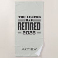 The Legend Has Retired Personalised Retirement