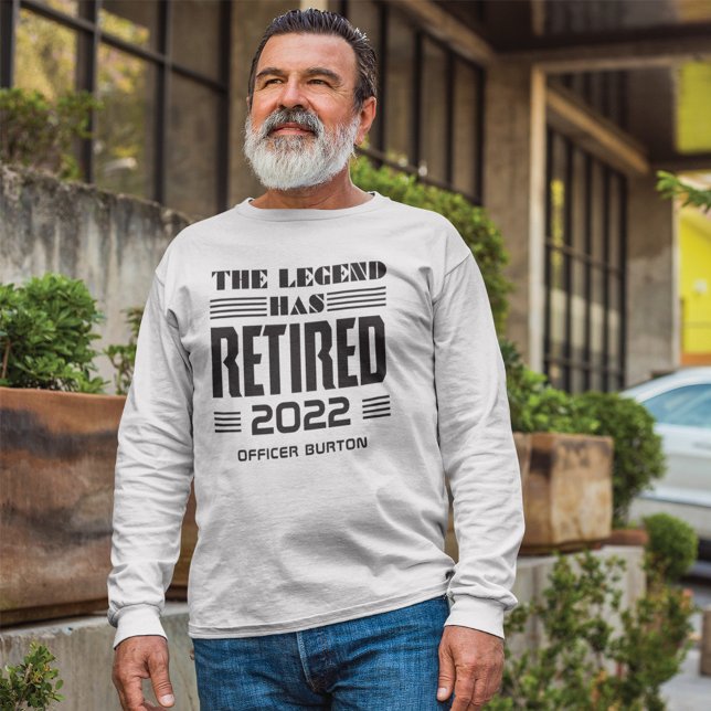 The Legend Has Retired Personalised Retirement T-Shirt (Creator Uploaded)