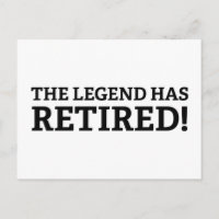 The Legend Has Retired