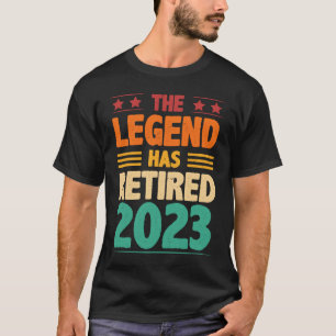 The Legend Has Retired Retirement Pensioner Pensio T-Shirt