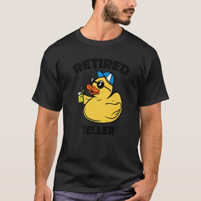The Legend Has Retired Teller   T-Shirt (Front)